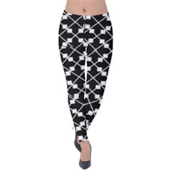 Abstract Background Arrow Velvet Leggings