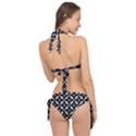 Abstract Background Arrow Tie It Up Bikini Set View2