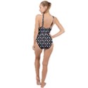 Abstract Background Arrow High Neck One Piece Swimsuit View2