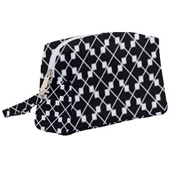 Abstract Background Arrow Wristlet Pouch Bag (large)