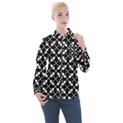 Abstract Background Arrow Women s Long Sleeve Pocket Shirt