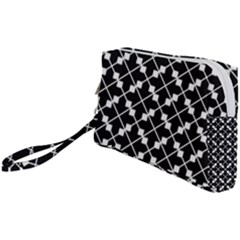 Abstract Background Arrow Wristlet Pouch Bag (small)