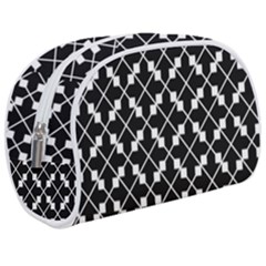 Abstract Background Arrow Makeup Case (medium)