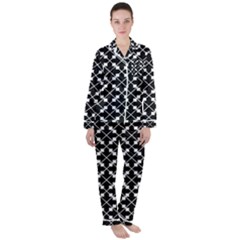 Abstract Background Arrow Satin Long Sleeve Pyjamas Set by HermanTelo