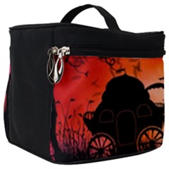 Drive In The Night By Carriage Make Up Travel Bag (big) by FantasyWorld7