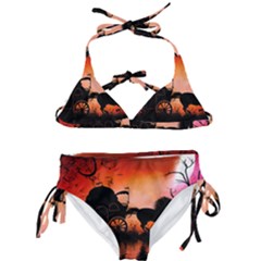 Drive In The Night By Carriage Kids  Classic Bikini Set by FantasyWorld7