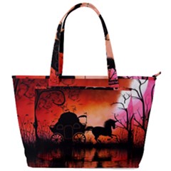 Drive In The Night By Carriage Back Pocket Shoulder Bag 