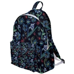 Watercolor Flowers On Black The Plain Backpack