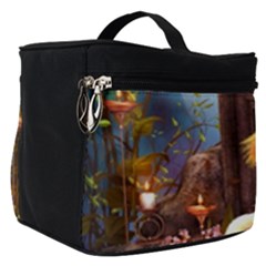 Cute Dark Fairys With Cat Make Up Travel Bag (small) by FantasyWorld7