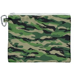 Camouflage Canvas Cosmetic Bag (xxl) by designsbymallika