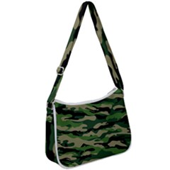 Camouflage Zip Up Shoulder Bag