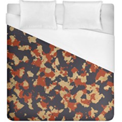 Aged Red, White, And Blue Camo Duvet Cover (king Size) by McCallaCoultureArmyShop