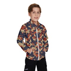 Aged Red, White, And Blue Camo Kids  Windbreaker by McCallaCoultureArmyShop