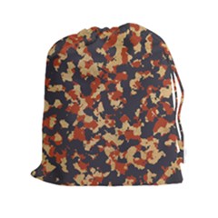 Aged Red, White, And Blue Camo Drawstring Pouch (2xl) by McCallaCoultureArmyShop