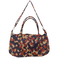 Aged Red, White, And Blue Camo Removal Strap Handbag