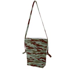 Brown And Green Camo Folding Shoulder Bag by McCallaCoultureArmyShop