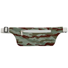 Brown And Green Camo Active Waist Bag by McCallaCoultureArmyShop