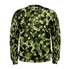 Dark Green Camouflage Army Men s Sweatshirt