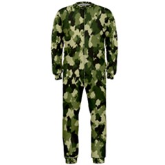 Dark Green Camouflage Army Onepiece Jumpsuit (men)  by McCallaCoultureArmyShop