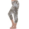 Tan Army Camouflage Capri Winter Leggings  View2