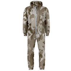 Tan Army Camouflage Hooded Jumpsuit (men)  by mccallacoulture