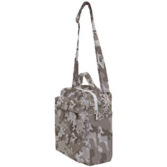 Tan Army Camouflage Crossbody Day Bag by mccallacoulture