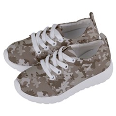 Tan Army Camouflage Kids  Lightweight Sports Shoes by mccallacoulture