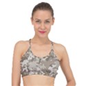 Tan Army Camouflage Basic Training Sports Bra View1