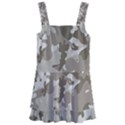 Tan Army Camouflage Kids  Layered Skirt Swimsuit View1