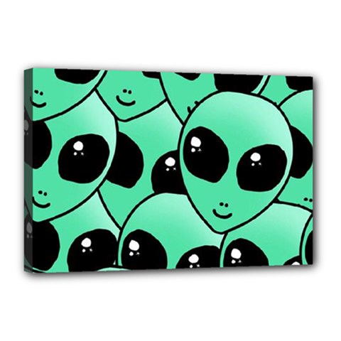 Alien Canvas 18  X 12  (stretched) by Sapixe