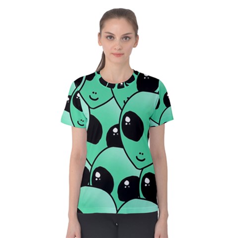 Alien Women s Cotton Tee by Sapixe