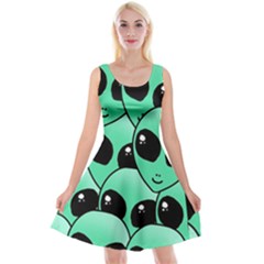 Alien Reversible Velvet Sleeveless Dress