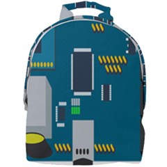 Amphisbaena Two Platform Dtn Node Vector File Mini Full Print Backpack by Sapixe