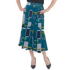 Amphisbaena Two Platform Dtn Node Vector File Midi Mermaid Skirt