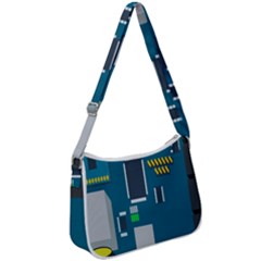 Amphisbaena Two Platform Dtn Node Vector File Zip Up Shoulder Bag