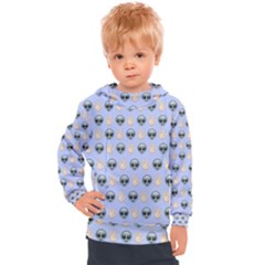 Alien Pattern Kids  Hooded Pullover