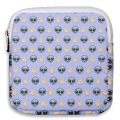 Alien Pattern Mini Square Pouch by Sapixe