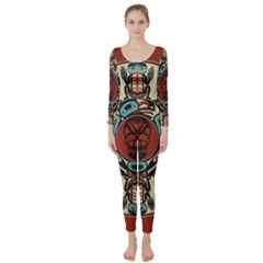 Grateful Dead Pacific Northwest Cover Long Sleeve Catsuit by Sapixe