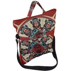 Grateful Dead Pacific Northwest Cover Fold Over Handle Tote Bag by Sapixe