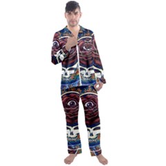 Grateful Dead Ahead Of Their Time Men s Satin Pajamas Long Pants Set by Sapixe