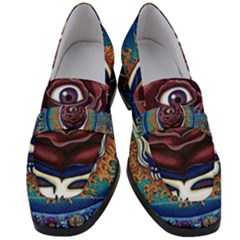 Grateful Dead Ahead Of Their Time Women s Chunky Heel Loafers by Sapixe