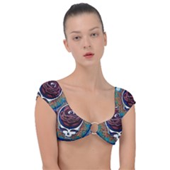 Grateful Dead Ahead Of Their Time Cap Sleeve Ring Bikini Top by Sapixe