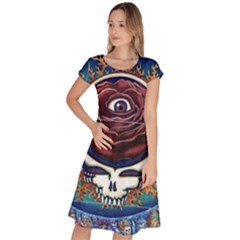 Grateful Dead Ahead Of Their Time Classic Short Sleeve Dress