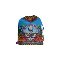 Grateful Dead Wallpapers Drawstring Pouch (small) by Sapixe