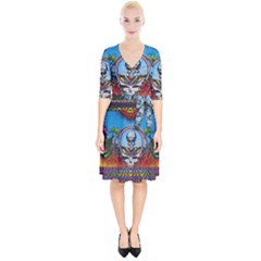 Grateful Dead Wallpapers Wrap Up Cocktail Dress by Sapixe