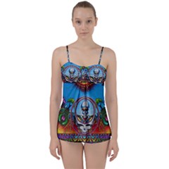 Grateful Dead Wallpapers Babydoll Tankini Set by Sapixe