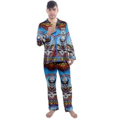 Grateful Dead Wallpapers Men s Satin Pajamas Long Pants Set by Sapixe