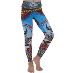 Grateful Dead Wallpapers Kids  Lightweight Velour Classic Yoga Leggings by Sapixe