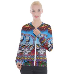 Grateful Dead Wallpapers Casual Zip Up Jacket by Sapixe