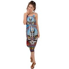 Grateful Dead Wallpapers Waist Tie Cover Up Chiffon Dress